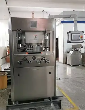 What industries use ZP9 Rotary Tablet Press machines?